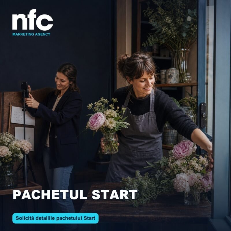 Pachetul Start NFC Marketing Agency pentru firme mici